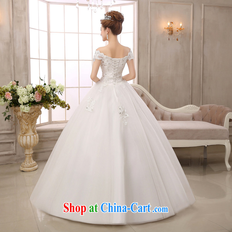 7 color 7 tone Korean version 2015 new strap with simple code graphics thin lace field shoulder wedding dresses H 021 white L, 7 color 7 tone, shopping on the Internet