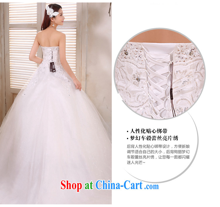 Honeymoon bridal tail wedding 2015 new Korean Beauty graphics thin smears chest wedding band tail, white XL pictures, price, brand platters! Elections are good character, the national distribution, so why buy now enjoy more preferential! Health