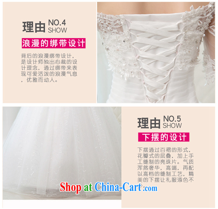 7 color 7 tone Korean version 2015 New Field shoulder water drilling lace Princess cuff, with wedding dresses H 026 white tailored (final) pictures, price, brand platters! Elections are good character, the national distribution, so why buy now enjoy more preferential! Health