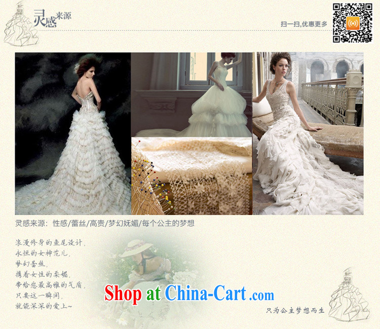 Honeymoon bridal 2015 new wedding dresses Korean version the waist crowsfoot wedding tail zipper wedding white XL pictures, price, brand platters! Elections are good character, the national distribution, so why buy now enjoy more preferential! Health