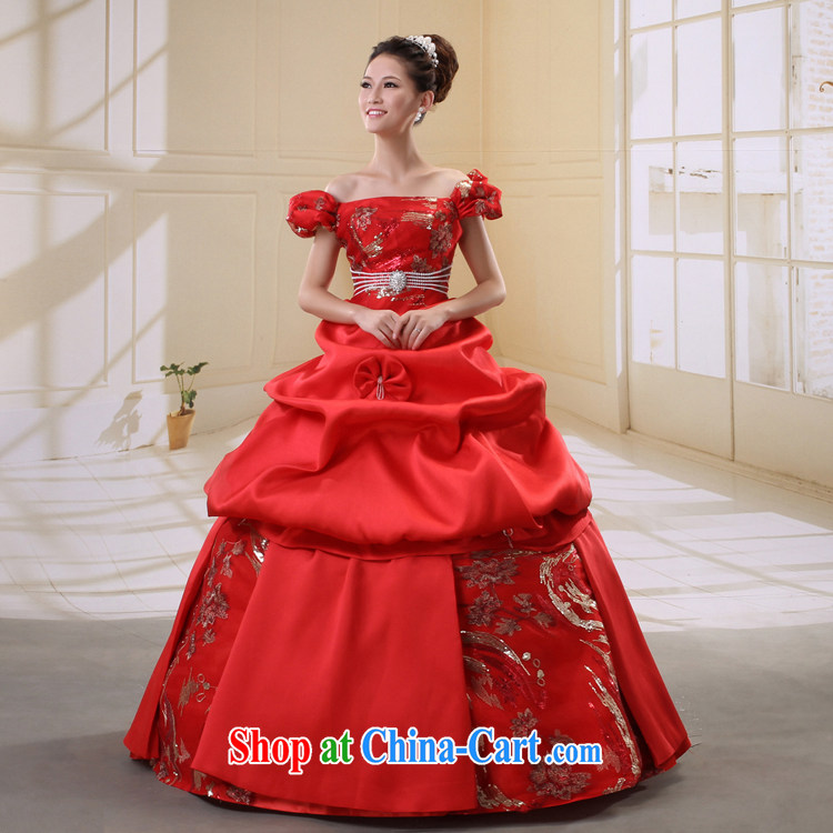 Rain Coat yet stylish bridal wedding dresses fall and winter home red yarn moderator singers performances serving your shoulders wedding HS 826 red XL pictures, price, brand platters! Elections are good character, the national distribution, so why buy now enjoy more preferential! Health