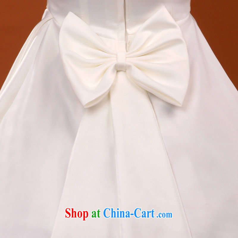 Rain Coat yet stylish married women 2015 new erase chest Korean-style lace lace up Princess wedding HS 809 white XL, rain is clothing, and shopping on the Internet