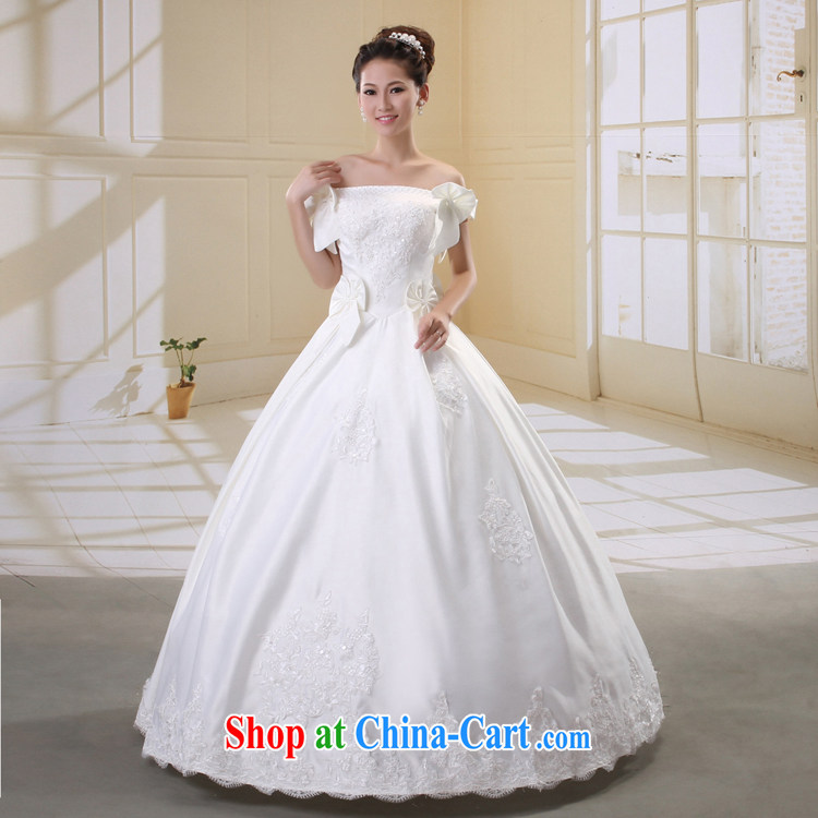 Rain was Yi marriages 2015 Korean Princess wedding Pearl flower white bow-tie a shoulder out white yarn staple HS Pearl White 807 XXL pictures, price, brand platters! Elections are good character, the national distribution, so why buy now enjoy more preferential! Health