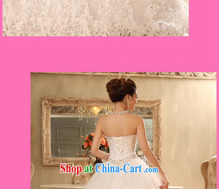 7 color 7 tone Korean version 2014 summer new bride white beauty with parquet drill wiped her chest wedding dresses H 029 white tailored pictures, price, brand platters! Elections are good character, the national distribution, so why buy now enjoy more preferential! Health