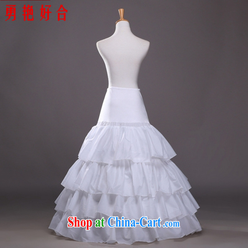 Yong-yan and wedding dresses skirt stays inch cluster 4-Layer Cake try skirt spreader wedding accessories high quality white