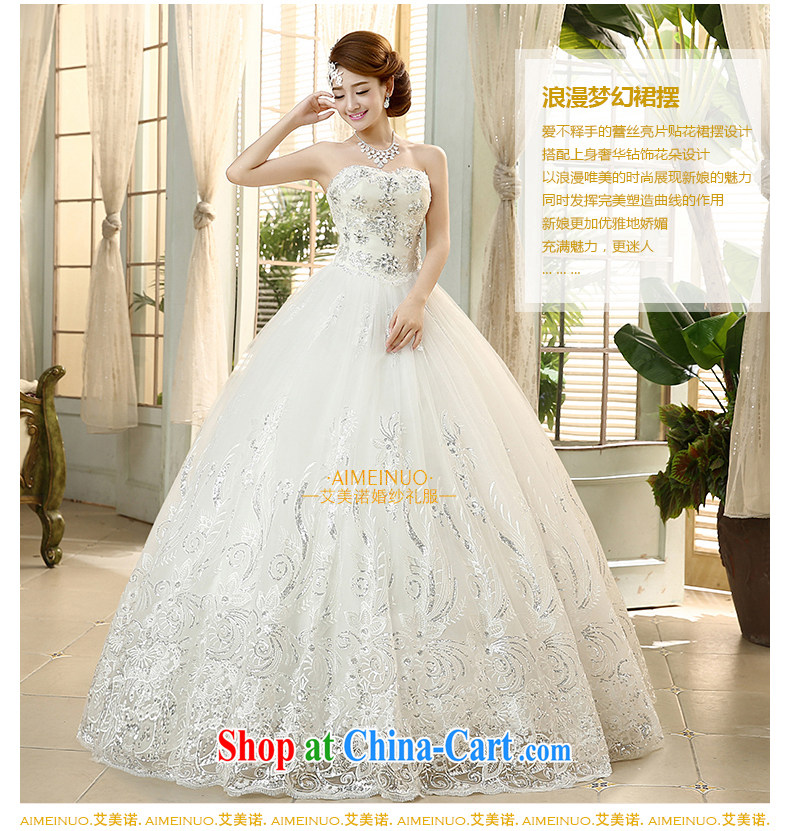 The United States and the new wedding wood drill heart-shaped bare chest lace, skirt with tie-marriages with wedding Korean Beauty H - 46 white XXL pictures, price, brand platters! Elections are good character, the national distribution, so why buy now enjoy more preferential! Health