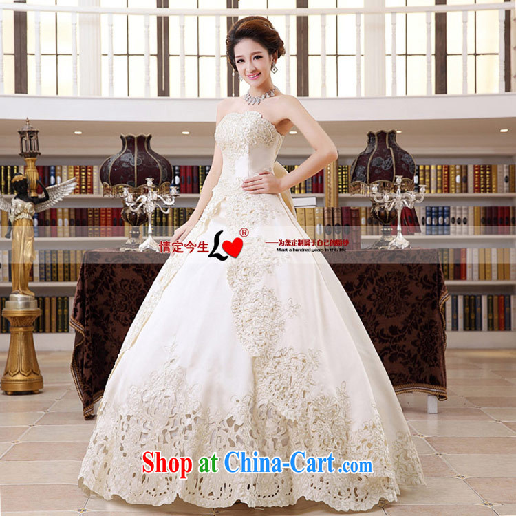 Love Life Korean-style wedding video thin 2015 new erase chest bridal with tail zig-zag Satin tie-waist-Princess skirt stays white tail strap, XXL 2 feet 3 waist pictures, price, brand platters! Elections are good character, the national distribution, so why buy now enjoy more preferential! Health