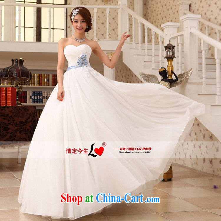 Love Life Korean Version Original wiped his chest to Princess tied with flowers wedding snow woven wedding white XXL pictures, price, brand platters! Elections are good character, the national distribution, so why buy now enjoy more preferential! Health