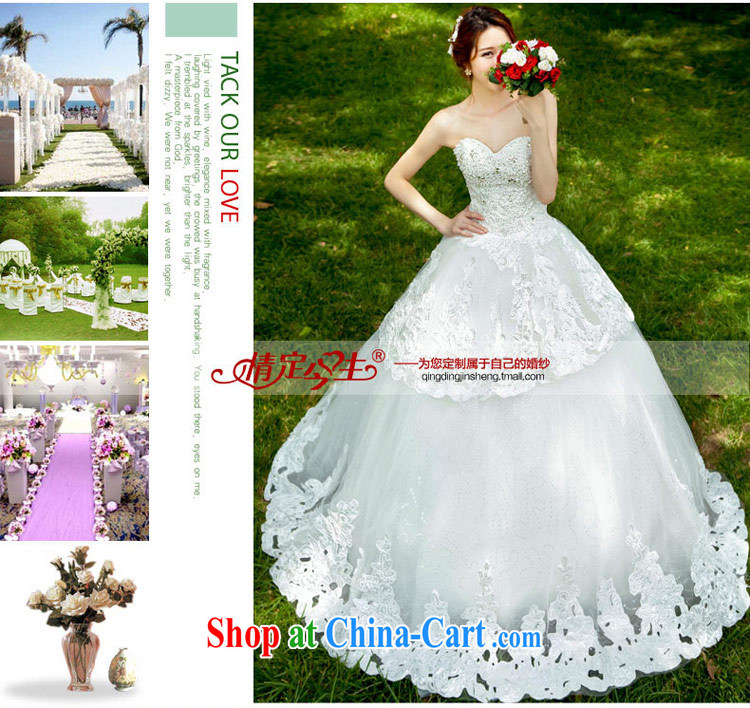 Love Life Korean version the code wedding lace 2014 erase chest Princess wedding video thin wedding white XXL pictures, price, brand platters! Elections are good character, the national distribution, so why buy now enjoy more preferential! Health