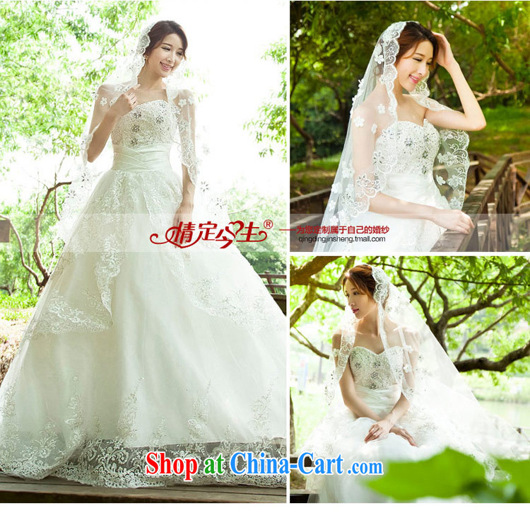Love Life 2015 new wedding dresses Korean version with Princess Mary Magdalene chest strap inserts drill brides and tail white XXL pictures, price, brand platters! Elections are good character, the national distribution, so why buy now enjoy more preferential! Health