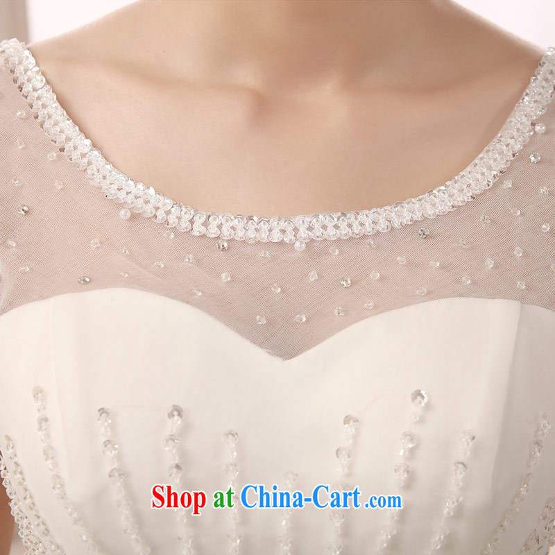 Love Life wedding dresses Korean word aligned shoulder to bind with beauty bridal wedding dresses and stylish wedding white XXL, love life, and, on-line shopping