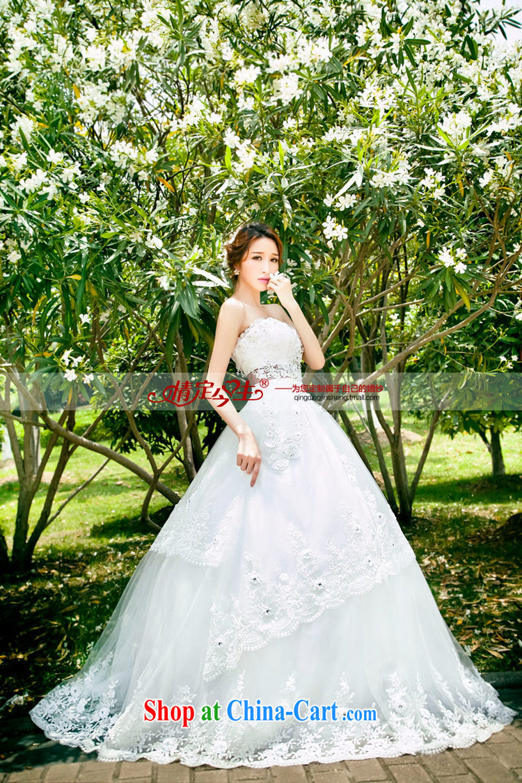 Love Life 2015 spring and summer dress white bridal New with antique Korean version Mary Magdalene chest wedding dresses stylish lace white XXL pictures, price, brand platters! Elections are good character, the national distribution, so why buy now enjoy more preferential! Health
