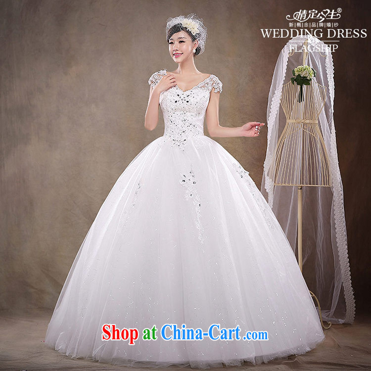 Love Life 2015 spring female white bridal New with antique Korean light V for wedding dresses stylish lace, Ladies European root yarn white XXL pictures, price, brand platters! Elections are good character, the national distribution, so why buy now enjoy more preferential! Health