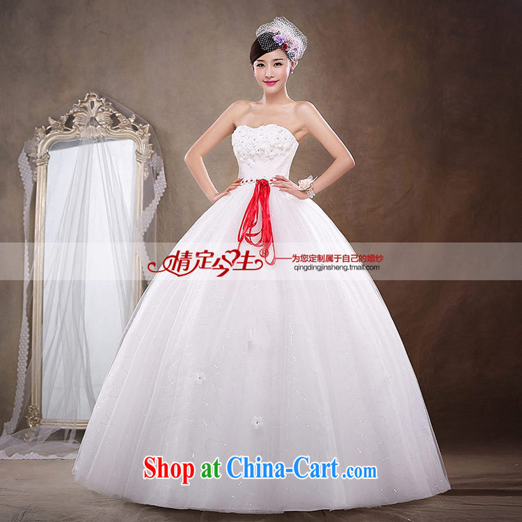 Love Life 2015 new wedding dresses bridal alignment to erase chest Korean sweet and stylish Red Belt, married female white XXL pictures, price, brand platters! Elections are good character, the national distribution, so why buy now enjoy more preferential! Health