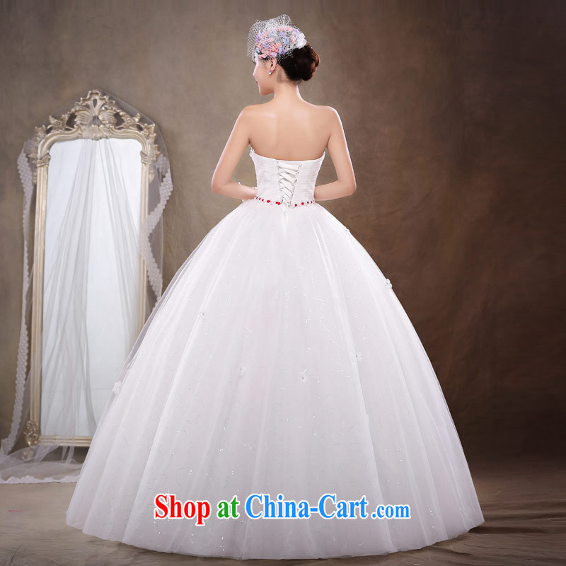 Love Life 2015 new wedding dresses bridal alignment to erase chest Korean sweet and stylish Red Belt, married female white XXL, love life, and shopping on the Internet