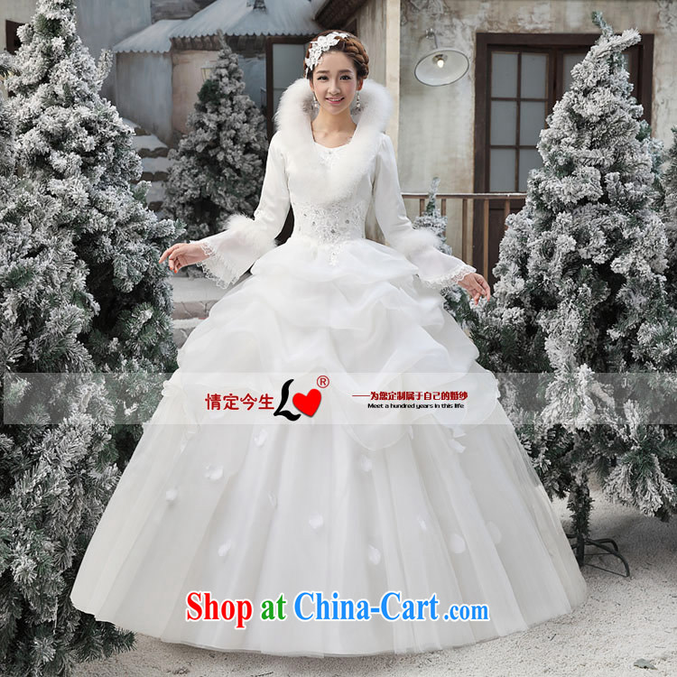 Love Life wedding dresses new 2015 erase chest Korean white winter marriages with wedding dress girls white XXL pictures, price, brand platters! Elections are good character, the national distribution, so why buy now enjoy more preferential! Health