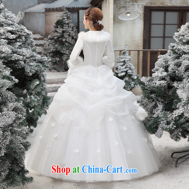 Love Life wedding dresses new 2015 erase chest Korean white winter marriages with wedding dress girls white XXL, love life, and shopping on the Internet