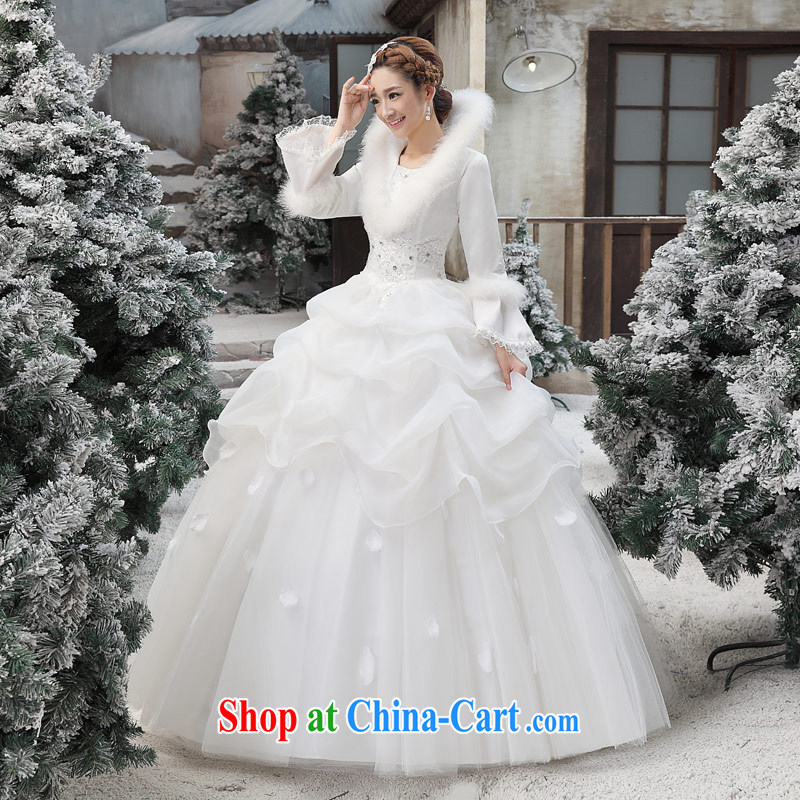 Love Life wedding dresses new 2015 erase chest Korean white winter marriages with wedding dress girls white XXL, love life, and shopping on the Internet