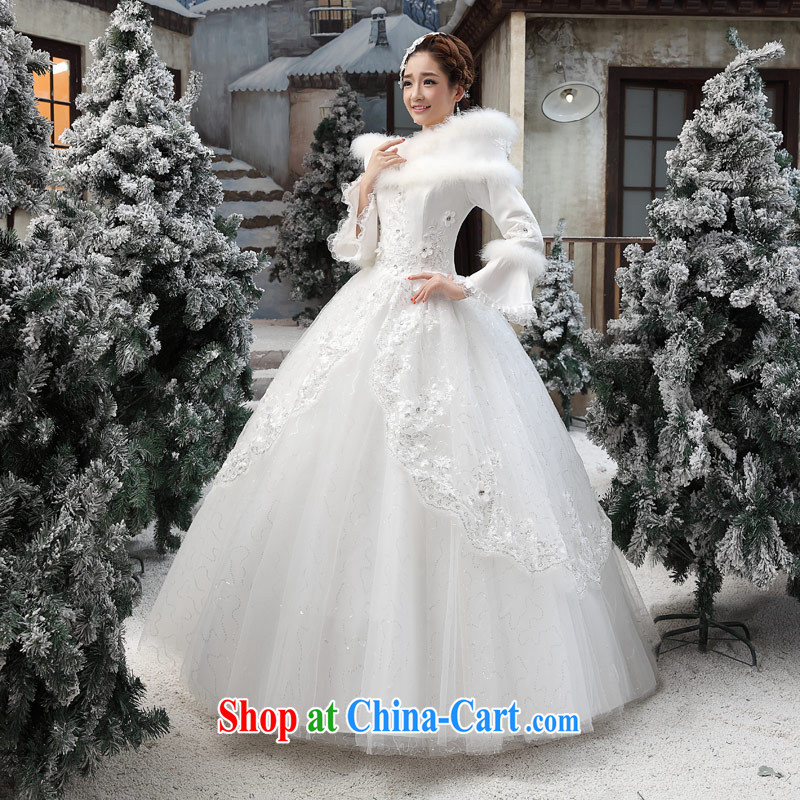 Love Life wedding dresses new 2015 erase chest Korean white winter Korean marriages and with white XXL, love life, and, on-line shopping