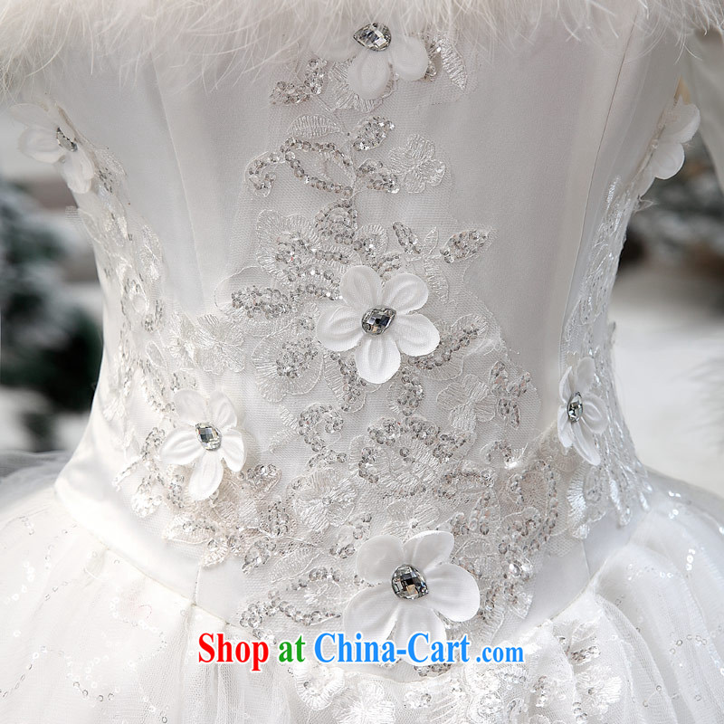 Love Life wedding dresses new 2015 erase chest Korean white winter Korean marriages and with white XXL, love life, and, on-line shopping