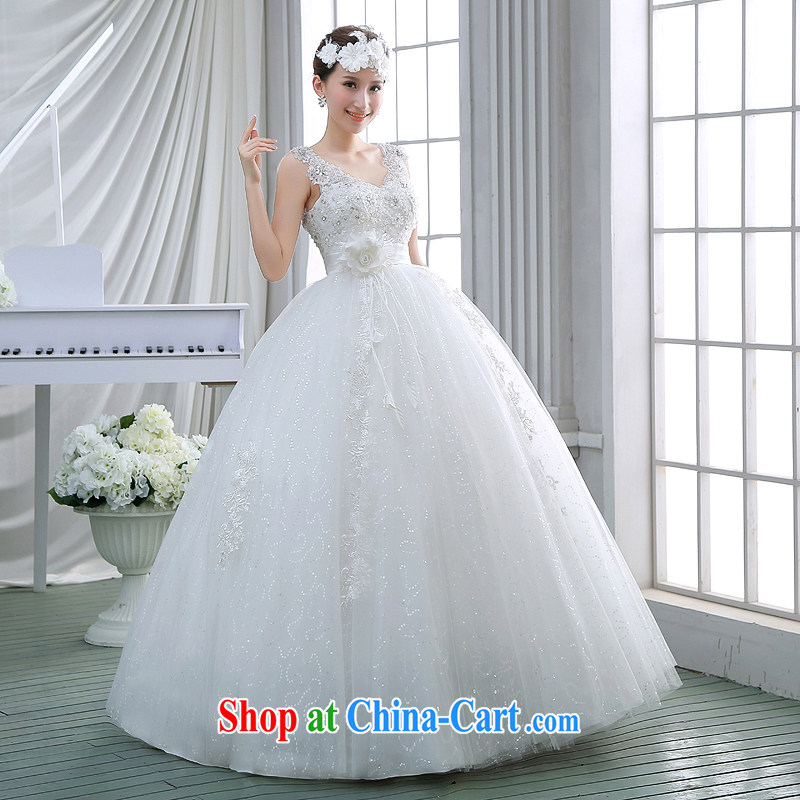 Flower Angel Cayman 2014 new Korean fashion shoulders V collar, comes with bridal gown pregnant women video thin summer XXL, flower Angel Cayman (DUOQIMAN), and, on-line shopping