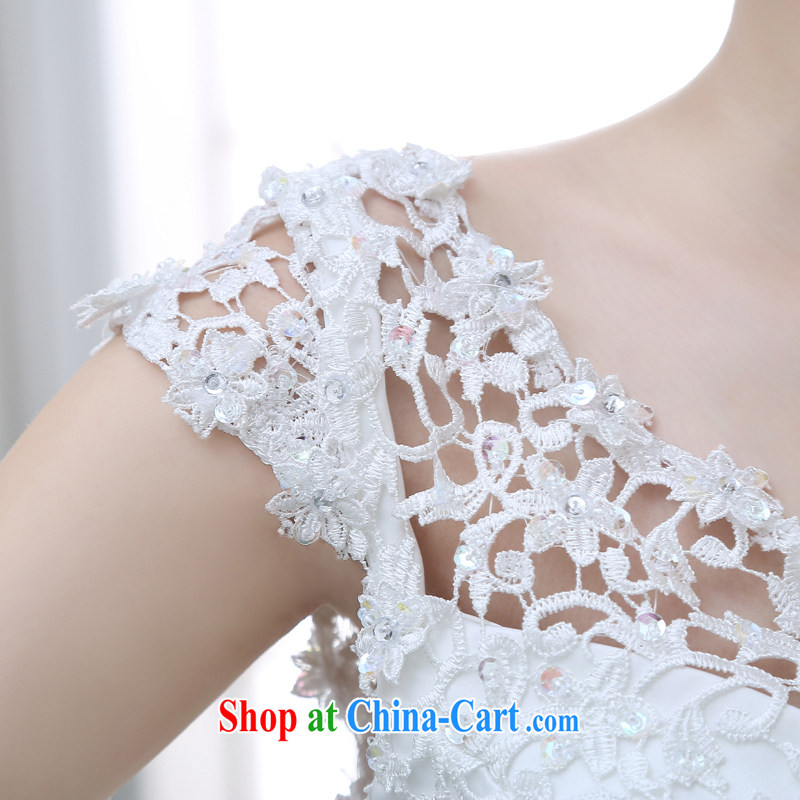Flower Angel Cayman 2014 spring new lace shoulders with stylish wedding dresses Korean Beauty shaggy XXL skirt, flower Angel (DUOQIMAN), and, on-line shopping