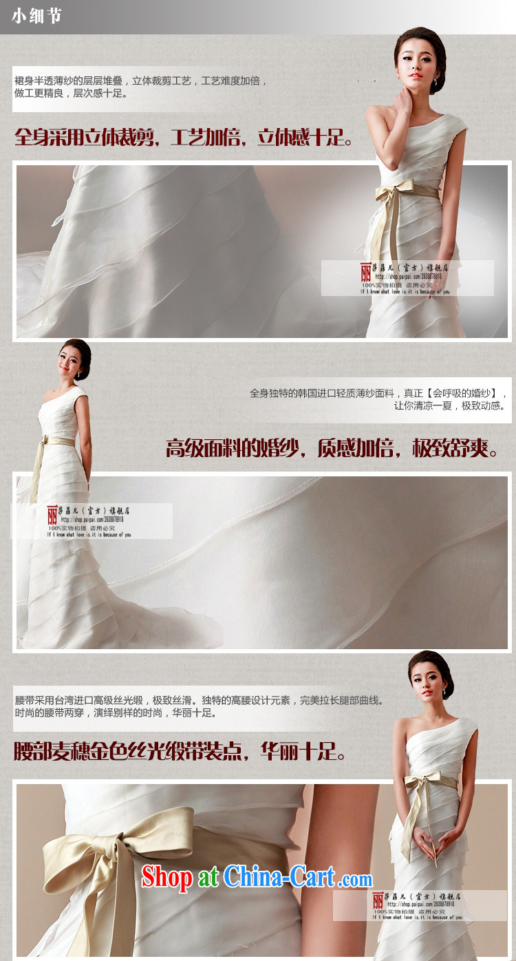 2014 new wedding dresses, shoulder-tail small crowsfoot graphics thin bridal wedding dresses customer size made no final pictures, price, brand platters! Elections are good character, the national distribution, so why buy now enjoy more preferential! Health