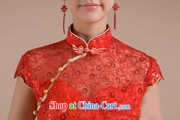 It is also optimized condolence new short-sleeve is tight embroidered trim waves, with dress dress XS 7138 red XXL pictures, price, brand platters! Elections are good character, the national distribution, so why buy now enjoy more preferential! Health