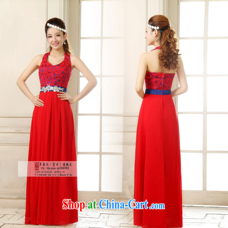 Love so Pang New Evening Dress red long wedding toast wedding Service Bridal bridesmaid short shoulders beauty dresses female customers to size up to do not return pictures, price, brand platters! Elections are good character, the national distribution, so why buy now enjoy more preferential! Health