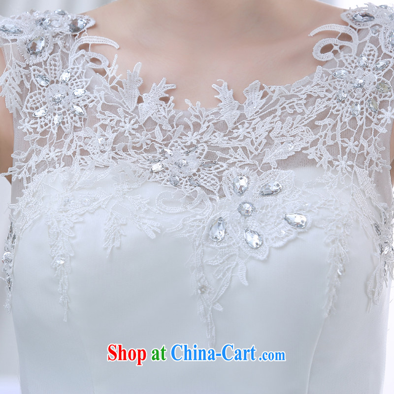 Flower Angel Cayman 2014 new dual-shoulder white wedding bridal lace upscale Korean retro style dress wedding dresses XXL, flower Angel (DUOQIMAN), online shopping
