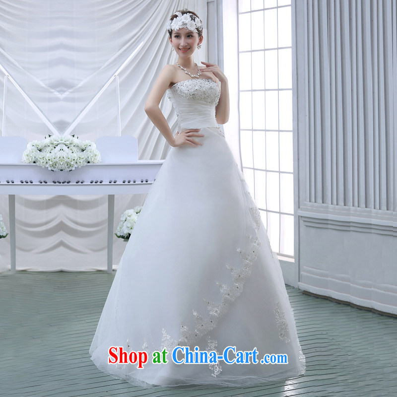 Flower Angel Cayman tail wedding 2014 new spring Korean Beauty graphics thin smears chest wedding dresses tie with Mary Magdalene, chest XXL, flower Angel (DUOQIMAN), online shopping