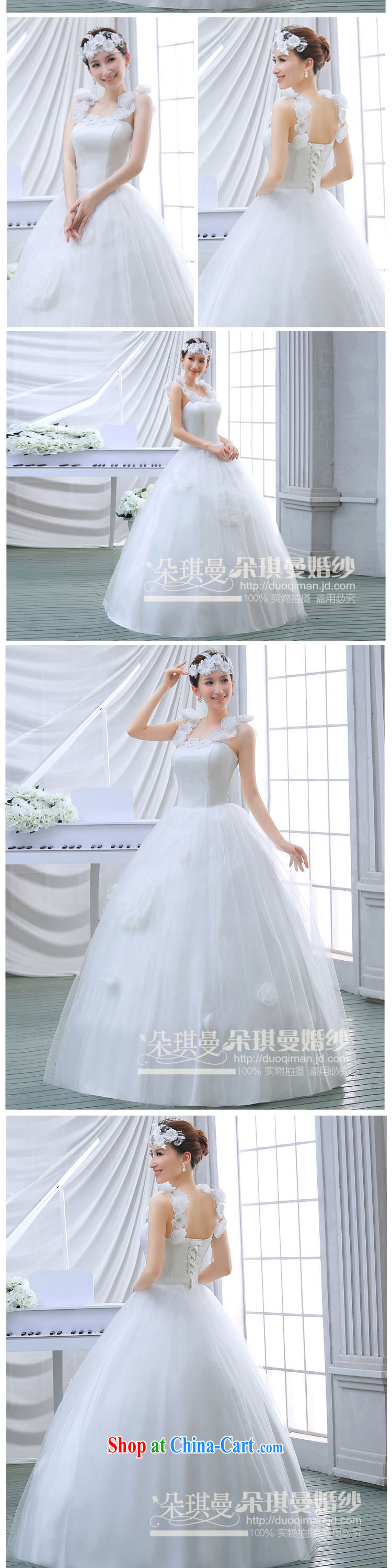 Flower Angel Cayman wedding dresses 2014 Korean sweet Princess double shoulder strap with flowers with strap graphics thin style wedding white have done needs/contact Customer Service pictures, price, brand platters! Elections are good character, the national distribution, so why buy now enjoy more preferential! Health