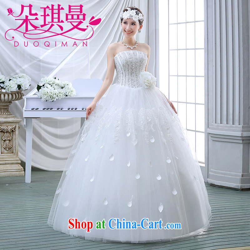 Flower-ki Cayman wedding dresses 2014 wiped his chest to cultivating graphics thin Princess contemporary binding with European-style wedding XXL