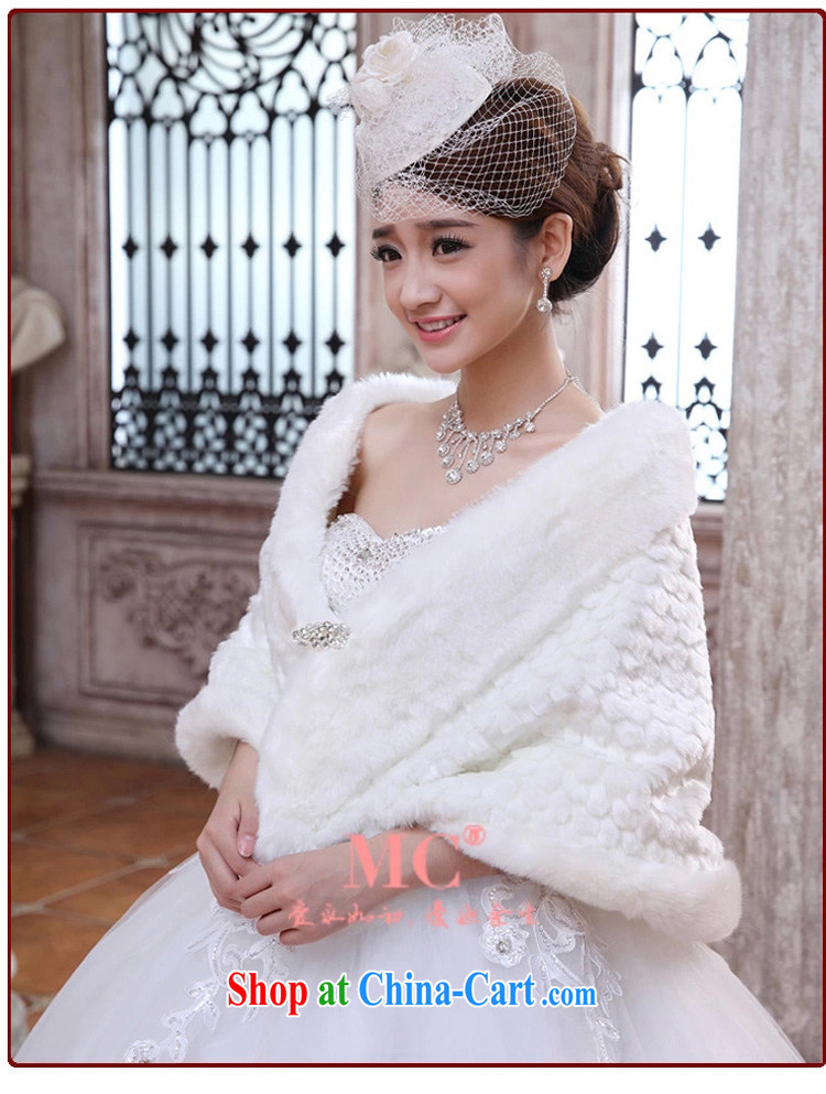 Definition 2015 early New rabbit plush shawl bridal wedding shawls and thick warm hair shawl white winter white pictures, price, brand platters! Elections are good character, the national distribution, so why buy now enjoy more preferential! Health