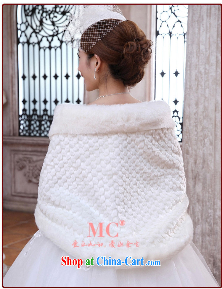 Definition 2015 early New rabbit plush shawl bridal wedding shawls and thick warm hair shawl white winter white pictures, price, brand platters! Elections are good character, the national distribution, so why buy now enjoy more preferential! Health