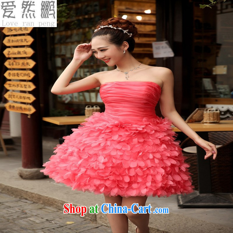Love, Norman red bridal replacing bridesmaid wedding toast serving evening dress Evening Dress wedding dresses. wedding dresses spring and summer short dark red customer size will not be refunded, love so Pang, shopping on the Internet