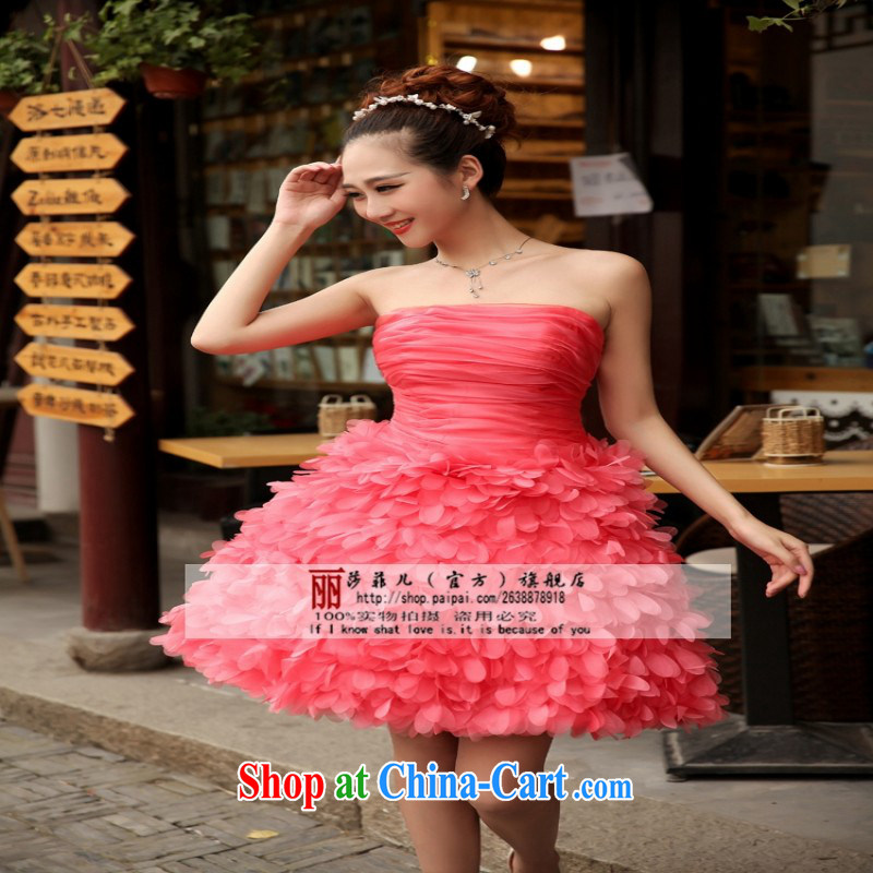Love, Norman red bridal replacing bridesmaid wedding toast serving evening dress Evening Dress wedding dresses. wedding dresses spring and summer short dark red customer size will not be refunded, love so Pang, shopping on the Internet