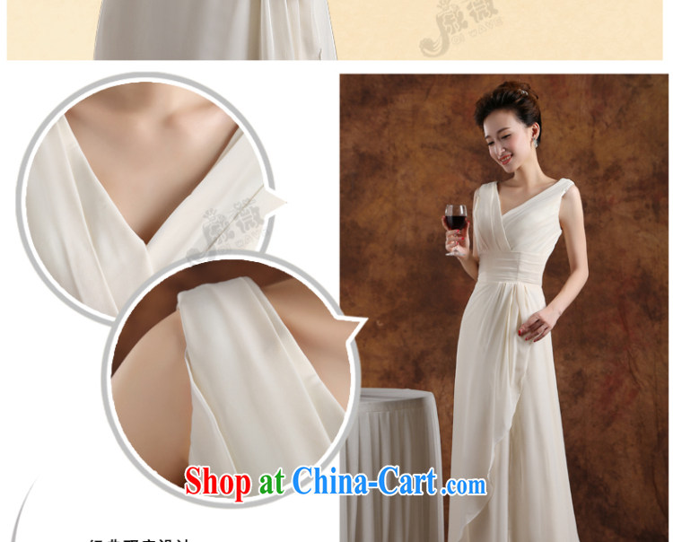 Wei Qi 2015 new wedding dresses shoulders Deep V long bridal toast clothing bridesmaid service hosted service champagne color dress girl champagne color custom final plus $30 pictures, price, brand platters! Elections are good character, the national distribution, so why buy now enjoy more preferential! Health