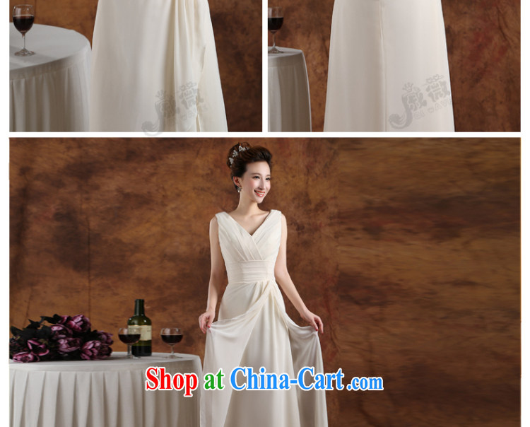 Wei Qi 2015 new wedding dresses shoulders Deep V long bridal toast clothing bridesmaid service hosted service champagne color dress girl champagne color custom final plus $30 pictures, price, brand platters! Elections are good character, the national distribution, so why buy now enjoy more preferential! Health