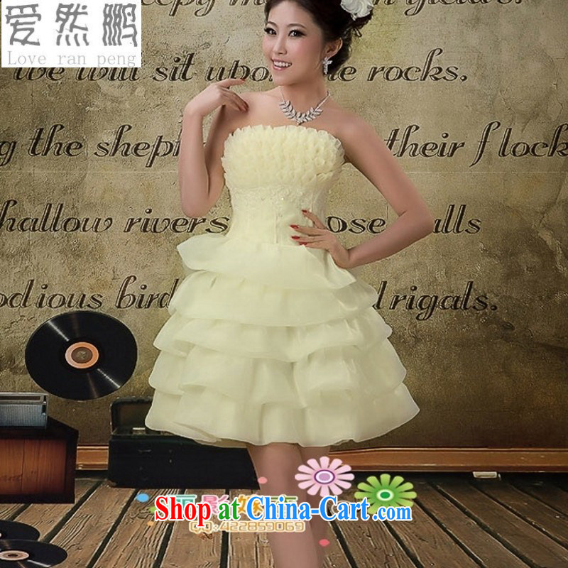 Love so Pang new 2014 bridesmaid dresses small short wedding dress short dress skirts dresses girls spring to customer size will not be returned.