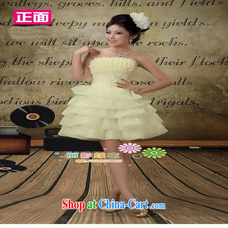 Love so Peng-New 2014 bridesmaid dresses small short wedding dress short dress dress dress girl spring loaded customer to size the do not return, and a love so Pang, shopping on the Internet