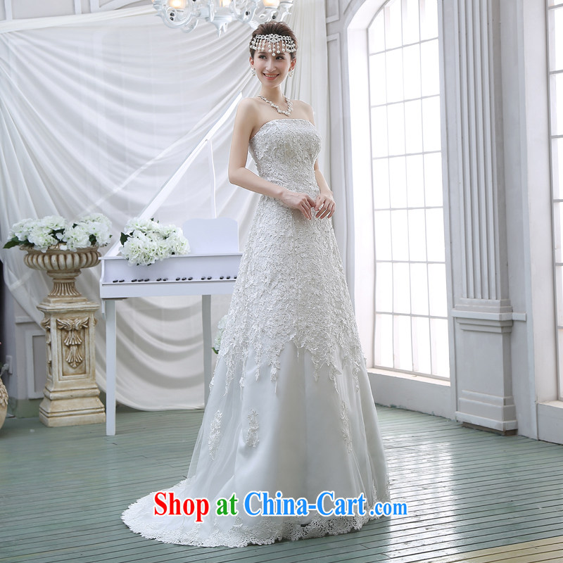 Flower Angel Cayman upscale wedding dresses 2014 new lace retro sexy small tail bride larger graphics thin wedding XXL, flower Angel (DUOQIMAN), and shopping on the Internet