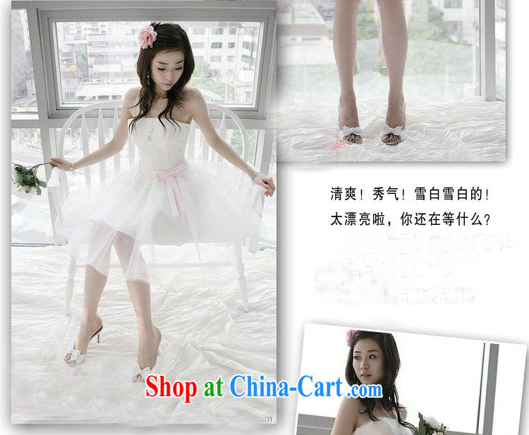 shez & live female bridal wedding short bows, small dress short bridesmaid clothing bridesmaid dress dress evening banquet moderator shaggy Princess skirt pink S pictures, price, brand platters! Elections are good character, the national distribution, so why buy now enjoy more preferential! Health