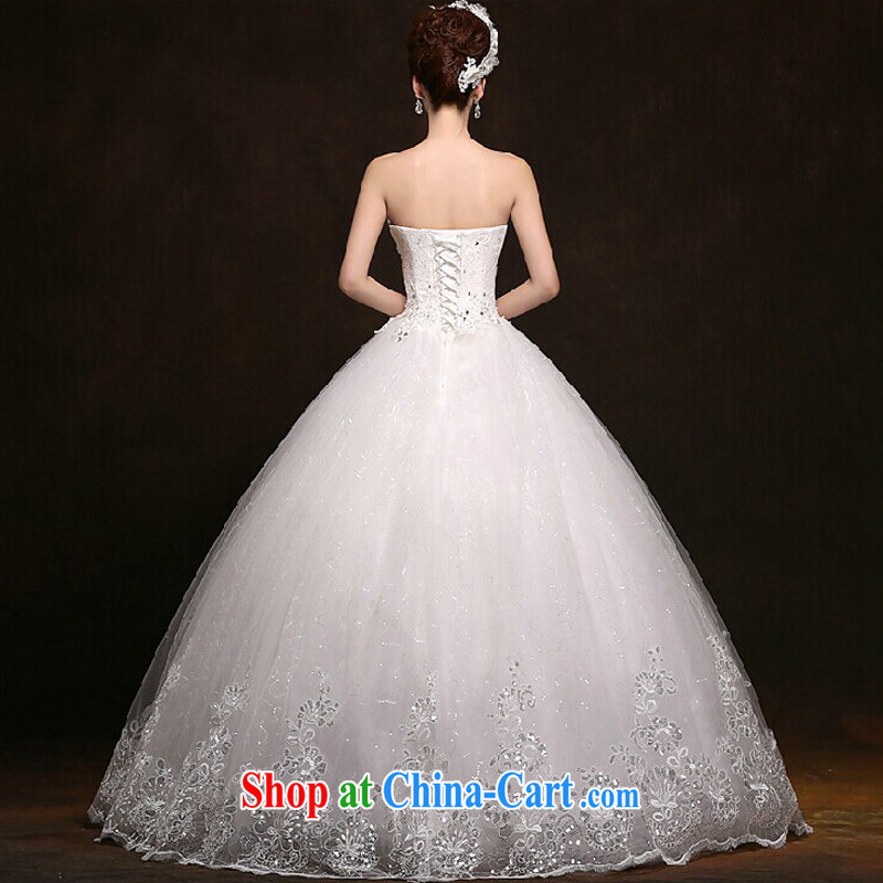 7 color 7 tone Korean version 2015 new bridal wedding dresses beauty graphics thin smears chest wedding band to align paragraph 036 H white tailored (final), 7 color 7 tone, shopping on the Internet