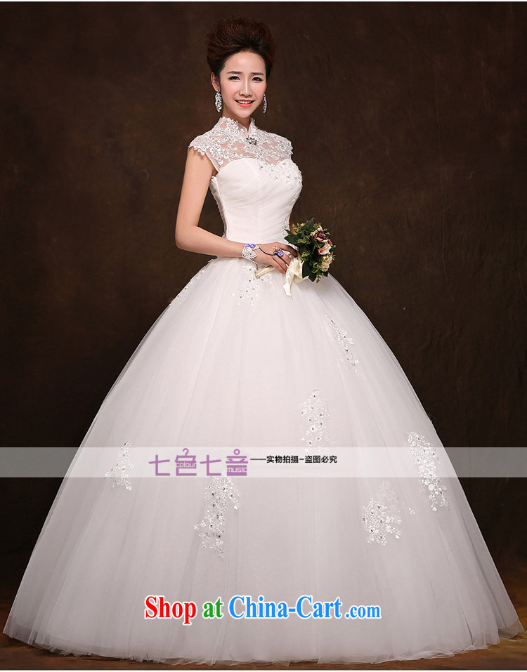 7 color 7 tone Korean version 2015 new retro, a field shoulder shaggy dress lace package shoulder wedding bridal wedding dresses H 037 white XL pictures, price, brand platters! Elections are good character, the national distribution, so why buy now enjoy more preferential! Health