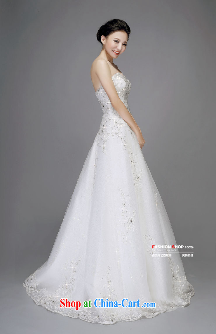 wedding dresses Jimmy married arts 2015 new Princess Korean chest bare water drilling with HS 7527 bridal wedding white XL pictures, price, brand platters! Elections are good character, the national distribution, so why buy now enjoy more preferential! Health