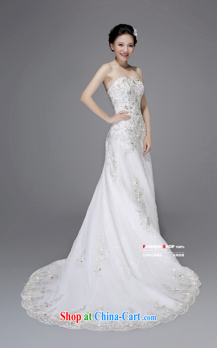 wedding dresses, marry us performing arts 2015 new Korean wiped chest water drilling A with small tail HT 7526 bridal wedding dresses with ivory XL pictures, price, brand platters! Elections are good character, the national distribution, so why buy now enjoy more preferential! Health