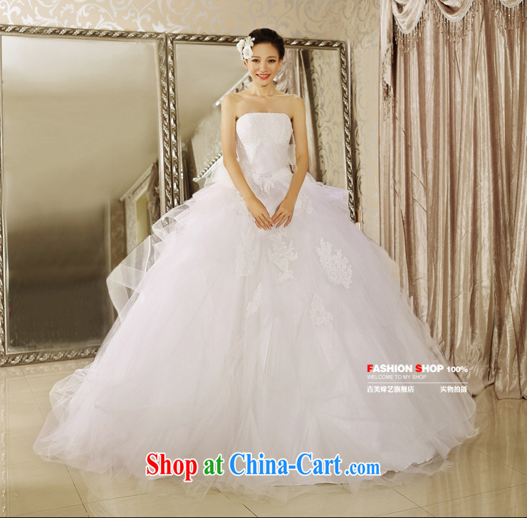 wedding dresses, marry us performing arts 2015 new Princess Korean wiped chest lace tail HT7501 bridal wedding white XXXL pictures, price, brand platters! Elections are good character, the national distribution, so why buy now enjoy more preferential! Health