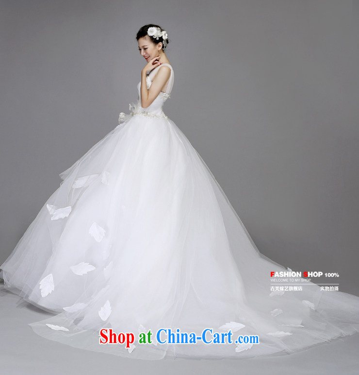Jimmy married art Indus rain luxury Korean long-tail a shoulder strap with two wearing shaggy dress 7612 wedding dresses Ivory with XXL pictures, price, brand platters! Elections are good character, the national distribution, so why buy now enjoy more preferential! Health