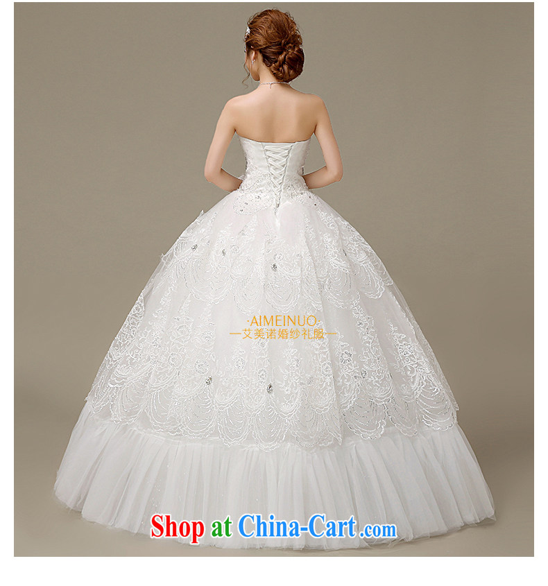 The United States, wedding dresses 2015 spring and summer water drilling erase chest lace, tied with Korean version with Princess bride wedding H - 48 white XL pictures, price, brand platters! Elections are good character, the national distribution, so why buy now enjoy more preferential! Health